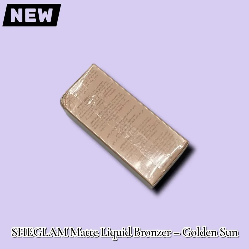 New NIB SHEGLAM Sun Beam Matte Liquid Bronzer Makeup – Golden Sun